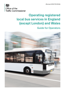 Local Bus Service Registration