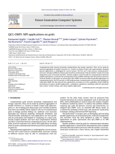 QCG-OMPI: MPI applications on grids