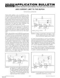 ADD CURRENT LIMIT TO THE BUF634