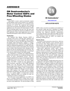 AND9088 - ON Semiconductor`s Motor Control IGBTs and Free