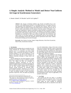 A Simple Analytic Method to Model and Detect Non