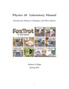 Physics 16 Laboratory Manual