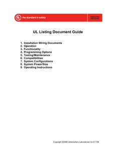 UL Listing Document Guide