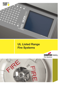 UL Listed Range Fire Systems