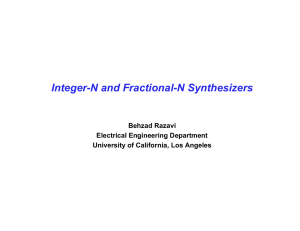 Integer-N and Fractional-N Synthesizers