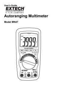Autoranging Multimeter