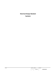 Electrical Design Standard Symbols - Red-Bag
