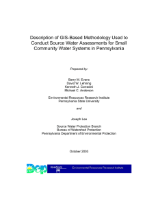 Description of GIS-Based Methodology Used to Conduct