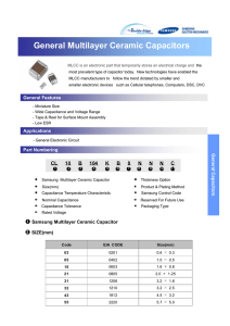 General Multilayer Ceramic Capacitors