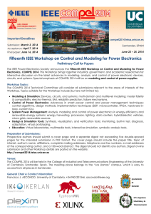 Fifteenth IEEE Workshop on Control and Modeling for Power