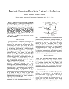 Bandwidth Extension of Low Noise Fractional