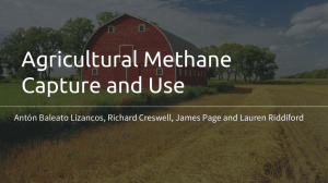 Agricultural Methane Capture and Use