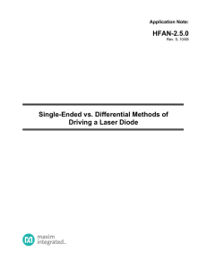 HFAN-2.5.0 Single-Ended vs. Differential Methods of