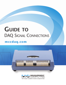 Guide to DAQ Signal Connections