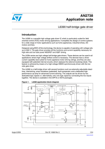 L6390 half-bridge gate driver