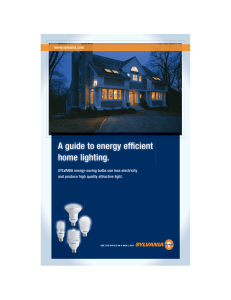 A guide to energy efficient home lighting.