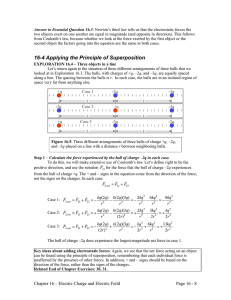 16-4 Applying the Principle of Superposition