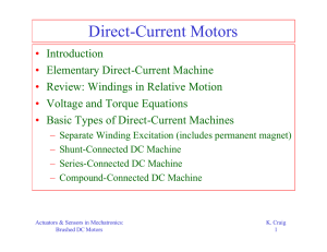 Brushed DC Motors