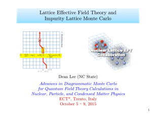 Lattice Effective Field Theory and Impurity Lattice Monte Carlo