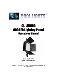 CL-LED600 600 LED Lighting Panel