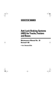 Anti-Lock Braking Systems (ABS) for Trucks