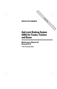 Anti-Lock Braking System (ABS) for Trucks