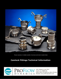 Camlock Fittings Technical Information