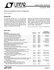 AN62 - Data Acquisition Circuit Collection