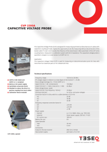 capacitive voltage probe