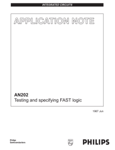 AN202 Testing and specifying FAST logic