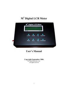 M Digital LCR Meter