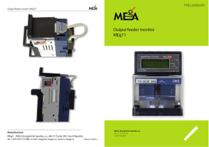Output feeder monitor MEg71