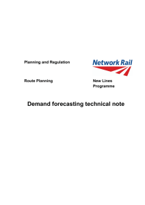 Demand forecasting technical note