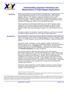 Understanding Capacitor Inductance and