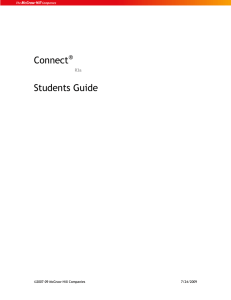 Connect 3 - Student Guide