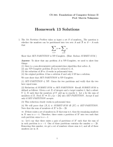 Homework 13 Solutions