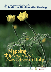 Mapping the Important Plant Areas in Italy (2009)