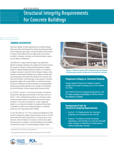 Structural Integrity Requirements for Concrete