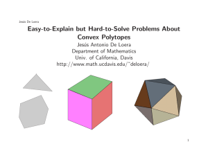 Easy-to-Explain but Hard-to-Solve Problems About Convex Polytopes