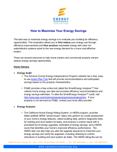 How to Maximize Your Energy Savings