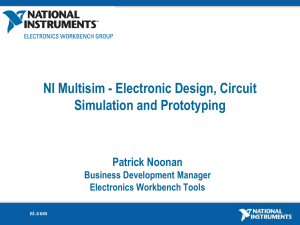 NI Multisim - Electronic Design, Circuit Simulation and