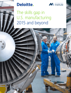 skills gap in US - The Manufacturing Institute