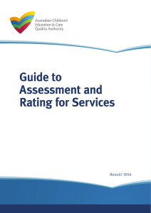 Guide to Assessment and Rating for Services