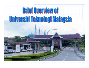 Universiti Teknologi Malaysia Transformation
