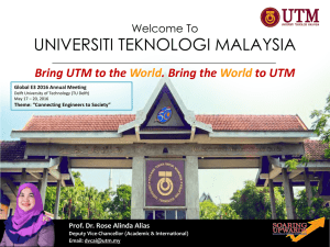 Universiti Teknologi Malaysia, Malaysia