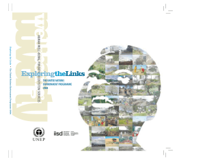 Exploring the Links - International Institute for Sustainable