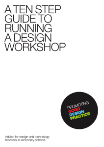 a ten step guide to running a design workshop