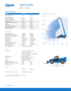 GTH-1544 Product Specifications