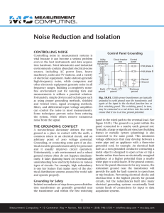 Noise Reduction and Isolation