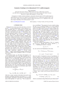 Symmetry breaking in low-dimensional SU(N) antiferromagnets
